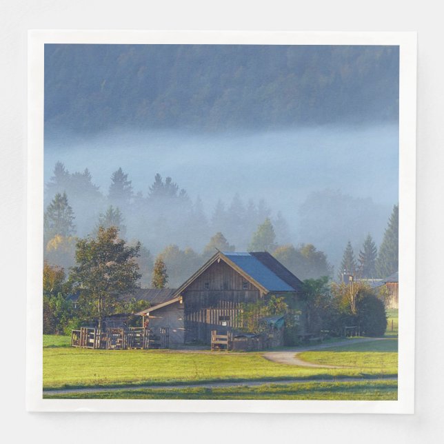 Farm Scene 3 Paper Dinner Napkins (Front)