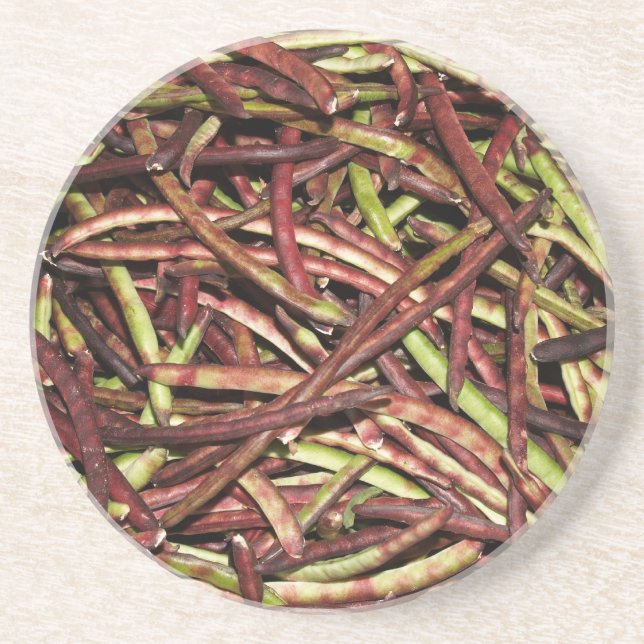 Farm Series--Unshelled Peas Coaster (Front)