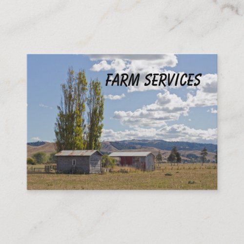 Farm Services Business Card