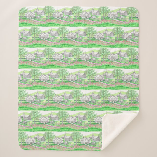 Farm Sherpa Blanket (Front)