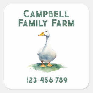 Farm Square Sticker