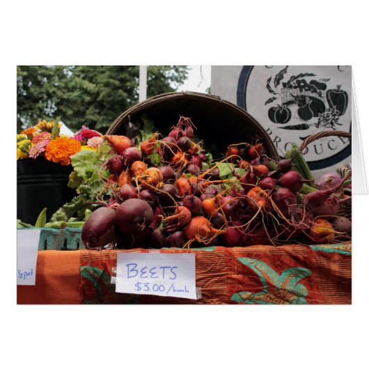 Farm Stand Beets Cards (Front Horizontal)
