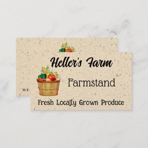 Farm Stand Business Card