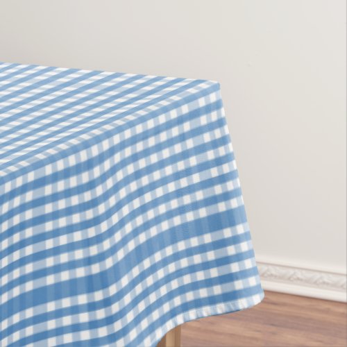 Farm style Blue and White Gingham  Tablecloth