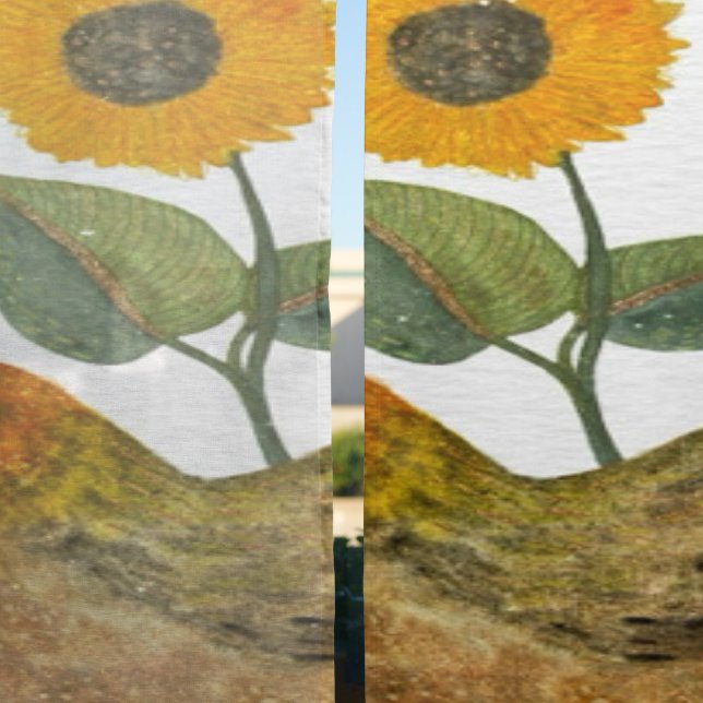 Farm Sunflowers Roosters and Chickens Sun Sheer Curtains (Sheer vs. Blackout)