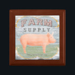 Farm Supply Keepsake Box<br><div class="desc">Farm Supply. Artist: June Erica Vess. Image ID: 108965D.</div>