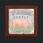 Farm Supply Keepsake Box<br><div class="desc">Farm Supply. Artist: June Erica Vess. Image ID: 108965D.</div>