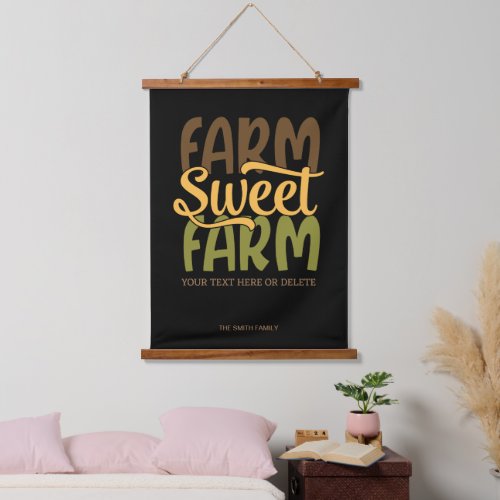 Farm sweet farm cute hanging tapestry