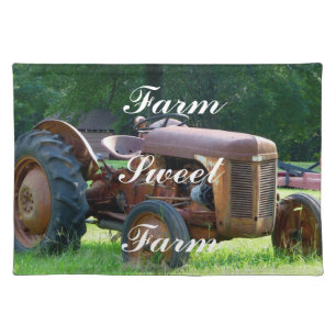 Farm Sweet Farm Tractor Place Mats