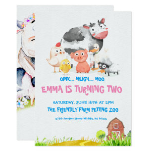 farm theme invitations zazzle