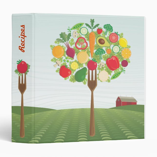 Farm to Fork Recipe Binder (Front/Spine)