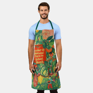 Farm to School Month All-Over Print Apron