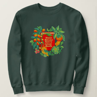 Farm to School Month Crewneck (womens) Sweatshirt