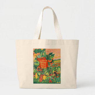 Farm to School Month Square Art Tote Bag
