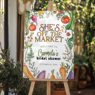 Farm to Table Bridal Shower Welcome Sign Template