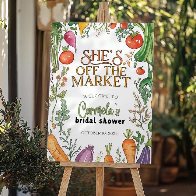 Farm to Table Bridal Shower Welcome Sign Template (Creator Uploaded)