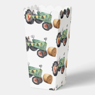 Farm Tractor Boys Birthday  Favor Boxes