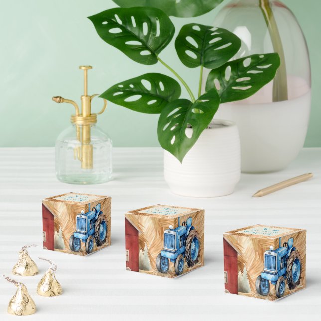 Farm Tractor Boys Birthday Party Favor Boxes (Multiple)