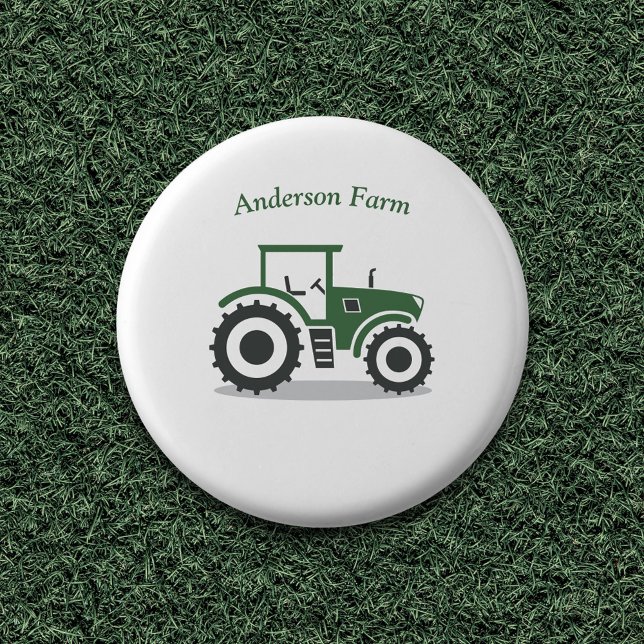Farm Tractor Button (Farm Tractor Button)