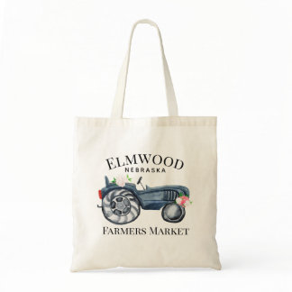 Farm Tractor | Farmers Market Tote Bag