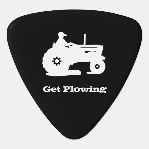 Farm Tractor_Get Plowing Guitar Pick