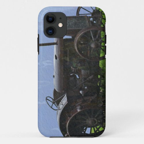 Farm Tractor Heavy Machine Transport Work Vehicle iPhone 11 Case