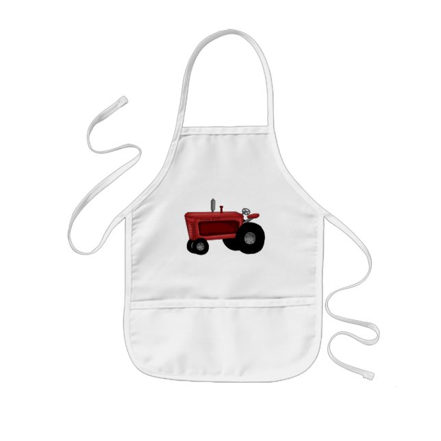 Farm Tractor Kids' Apron (Front)