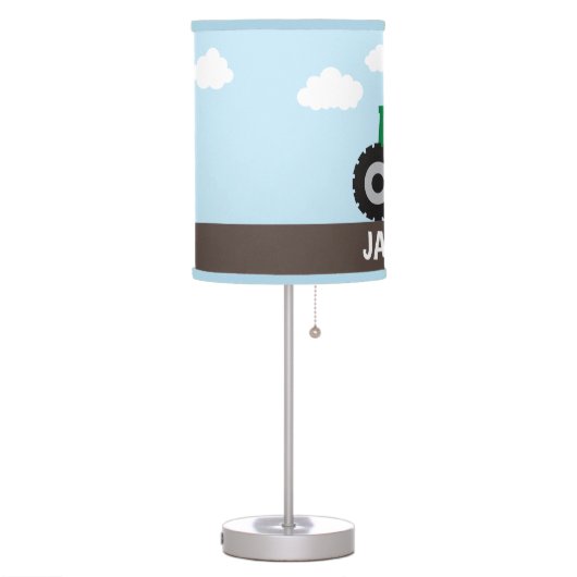 Farm Tractor Personalized  Table Lamp (Left)