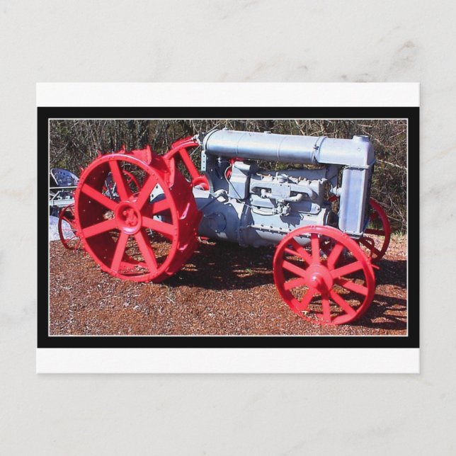 Farm Tractor Postcard (Front)