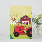 Farm Tractor Scrapbook Pages (Standing Front)