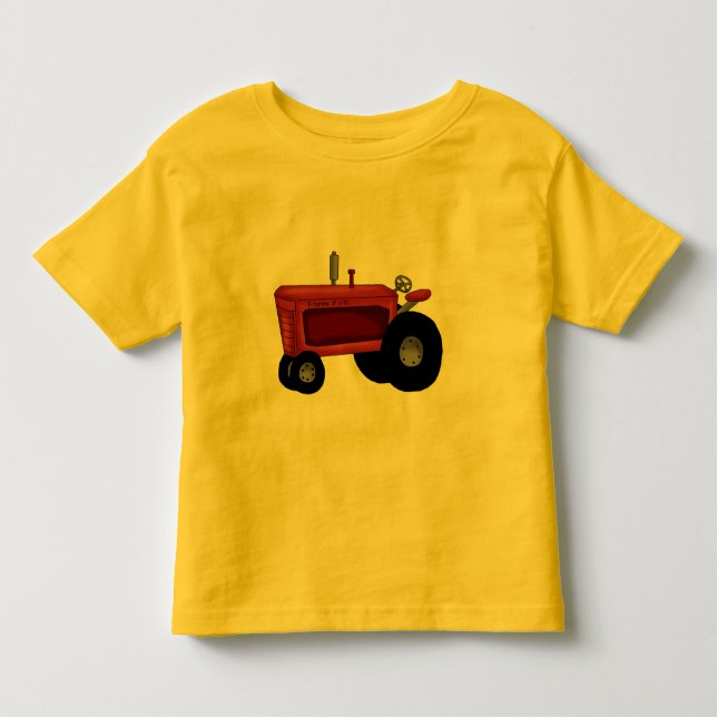Farm Tractor Toddler T-shirt (Front)