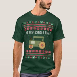 Farm Tractor Ugly Christmas Sweater