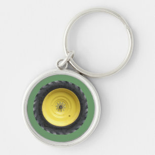 Farm Tractor Wheel Series Keychain