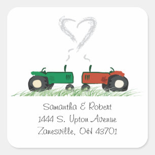 Farm Wedding Envelope Seal