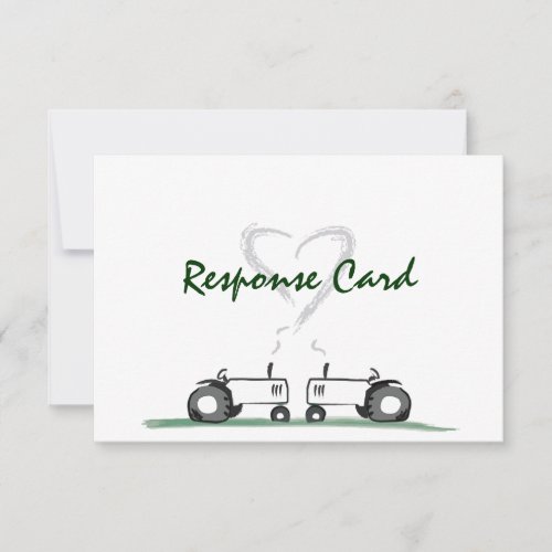 Farm Wedding RSVP Card: Classic Style