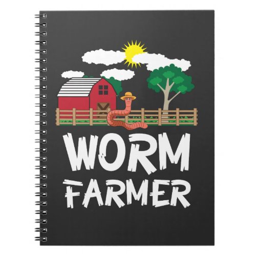 Farm Worm Composting Farming _ Farmer Gift Notebook