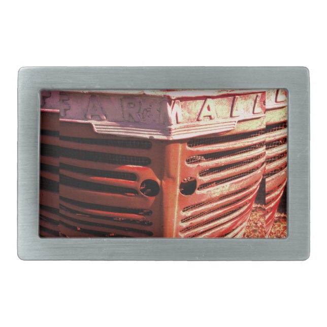 Farmall Belt Buckle (Front)