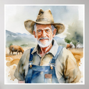 Farmer - Archival Art Print