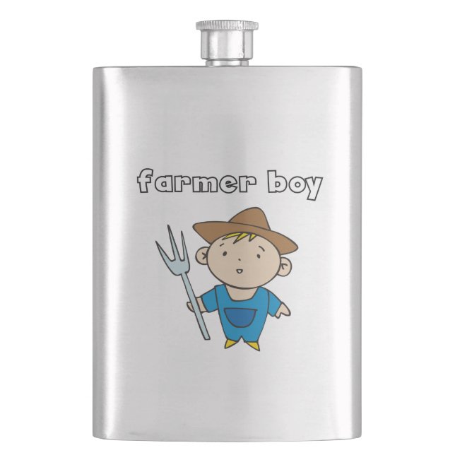 Farmer Boy Flask (Front)