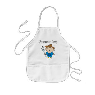 Farmer Boy Tshirts and Gifts Kids' Apron