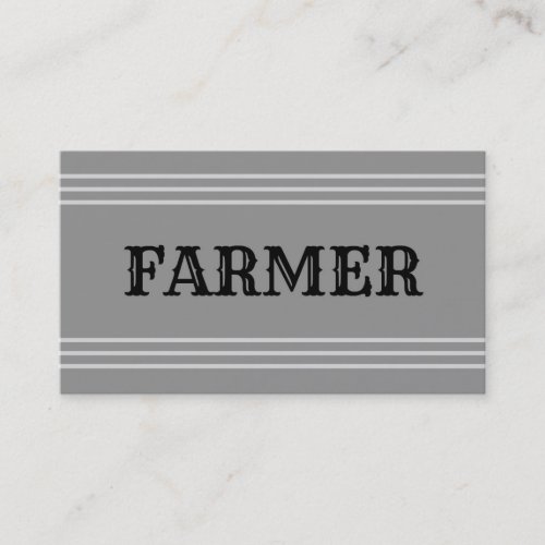 Farmer Business Card
