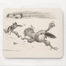 Farmer Chasing Turkey - William Walker