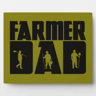 Farmer Dad - Farming Father's Day Plaque
