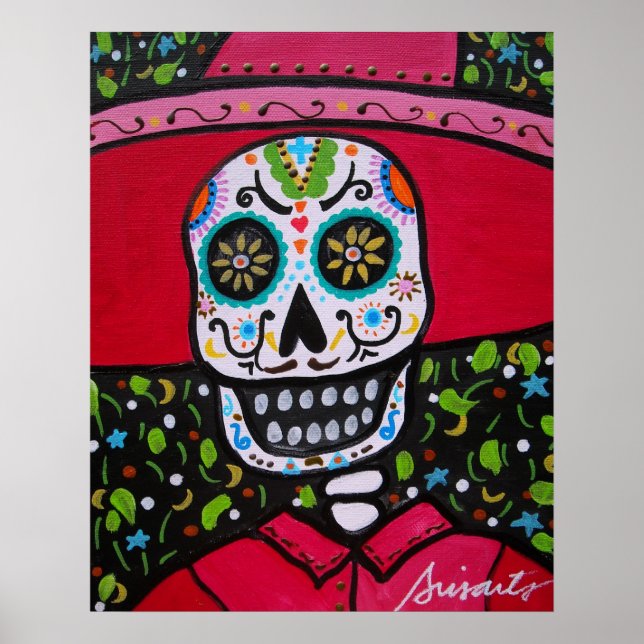 FARMER DIA DE LOS MUERTOS BONITO POSTER (Front)