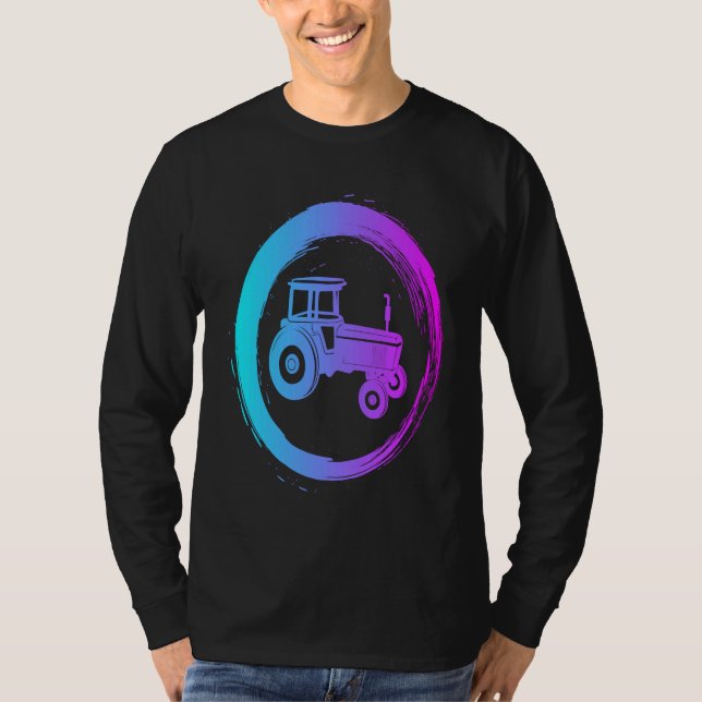 Farmer farm agricultural tractor  1 T-Shirt (Front)
