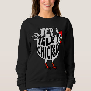 Farmer Farm Gif Chicken Sweatshirt