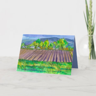 Farmer Fields Farmhouse Happy Birthday Card