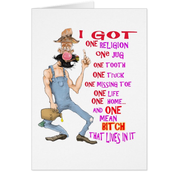 Farmer funny cartoon cards