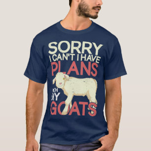 Farmer Funny Farming Farm Animal Goat T-Shirt