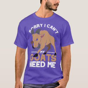 Farmer Funny Goat Lover Farming Farm Animal Goat T-Shirt